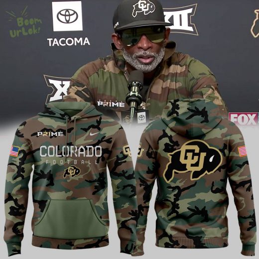 Colorado Buffaloes 2024 Military Appreciation Football Hoodie – Limited Edition