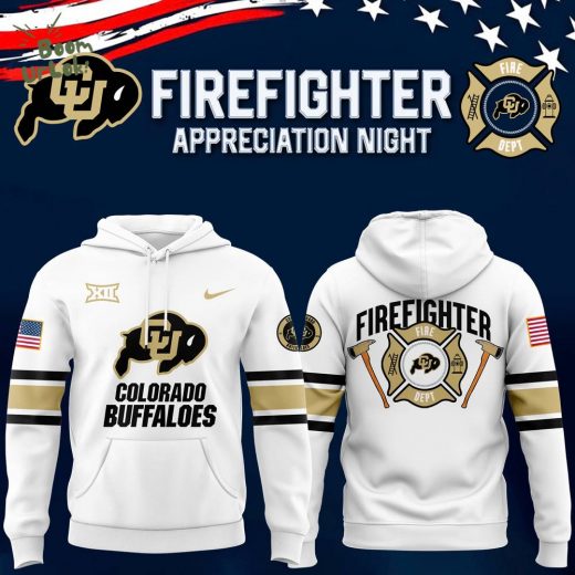 Colorado Buffaloes Football x 2024 Firefighter Appreciation Night Premium Limited Pullover Hoodie