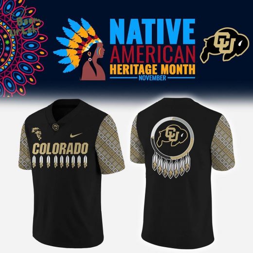 Colorado Buffaloes NCAA 2024 Native American Heritage Month Limited Edition Football Jersey