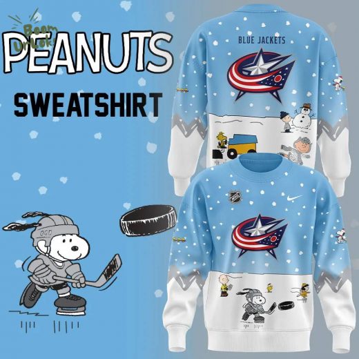 Columbus Blue Jackets Peanuts & Snoopy Night Nike Sweatshirt – 2024