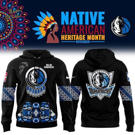 Dallas Mavericks 2024 Native American Heritage Month Premium Hoodie