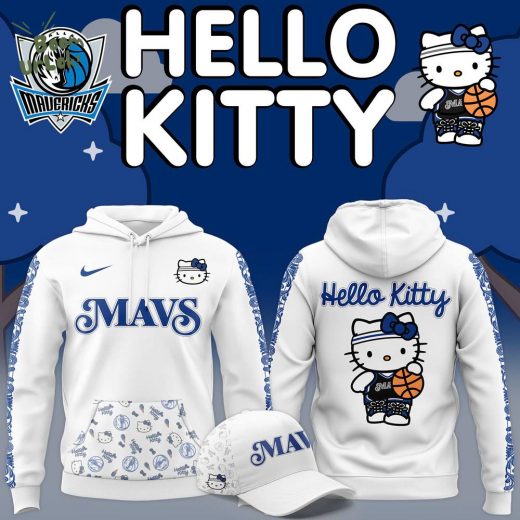 Dallas Mavericks NBA Hello Kitty Limited Edition Hoodie