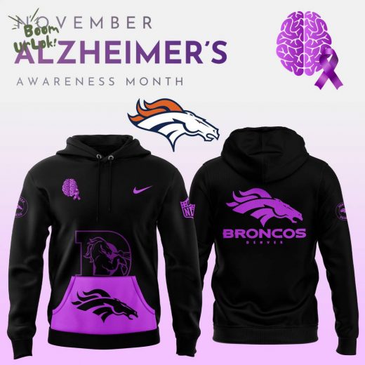 Denver Broncos Nike Black Alzheimer’s Awareness 2024 Hoodie