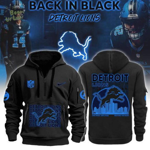 Detroit Lions 2024 Back In Black New Limited Edition NFL Hoodie