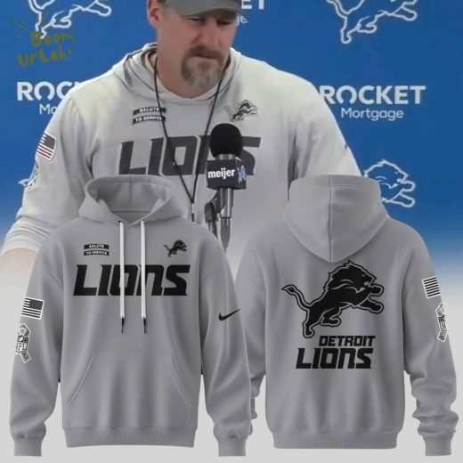 Detroit Lions Nike 2024 Salute to Service Limited Edition Hoodie