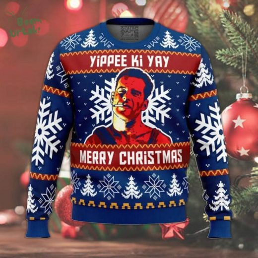 Die Hard Christmas Ugly Christmas Sweater – Action Movie Holiday Classic