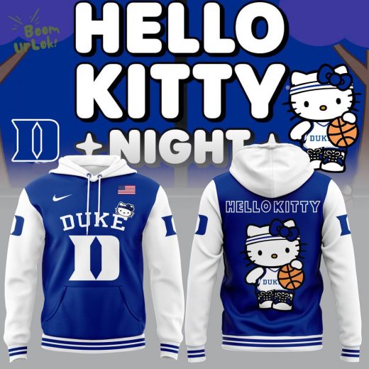 Duke Basketball 2024 Hello Kitty Special Edition Hoodie