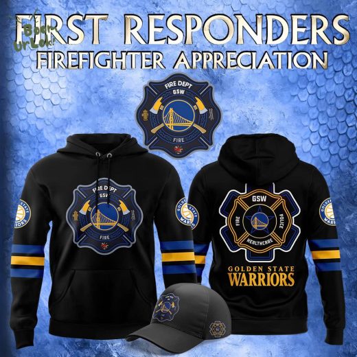 Golden State Warriors 2024 Firefighter Appreciation Night Premium Hoodie