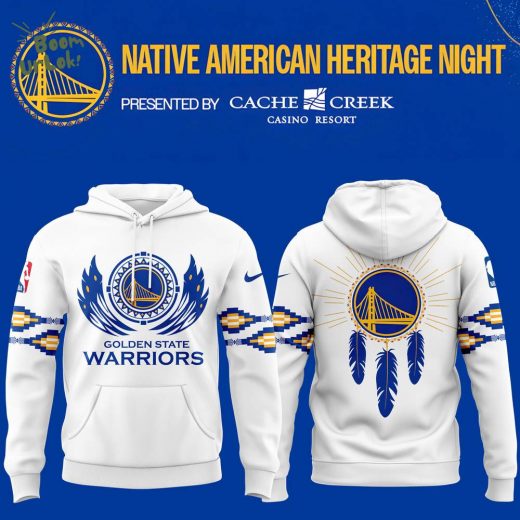 Golden State Warriors 2025 Native American Heritage Night Premium Pullover Hoodie