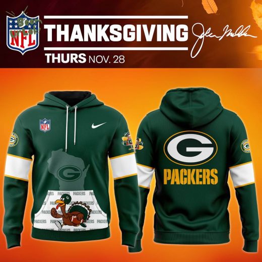 Green Bay Packers 2024 Thanksgiving Limited Edition Pullover Hoodie