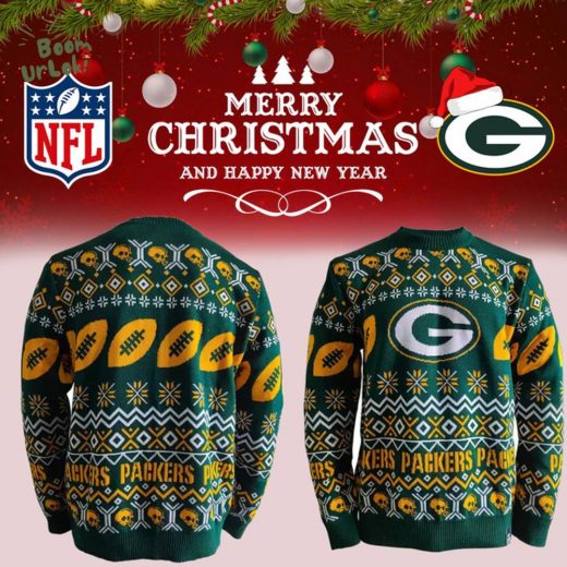 Green Bay Packers Merry Christmas Sweater – Limited Edition Holiday Gear