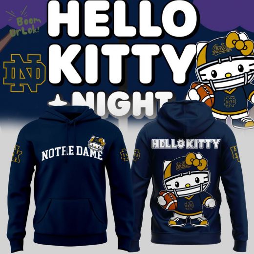 Hello Kitty x Notre Dame Football Hoodie – New Special Edition 2024