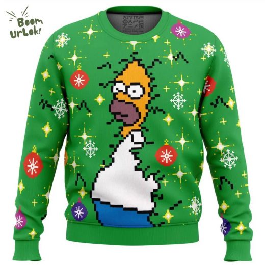 Homer Bush Meme The Simpsons Ugly Christmas Sweater – Iconic TV Edition