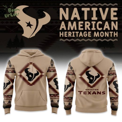 Houston Texans Native American Heritage Hoodie 2024 Special Edition