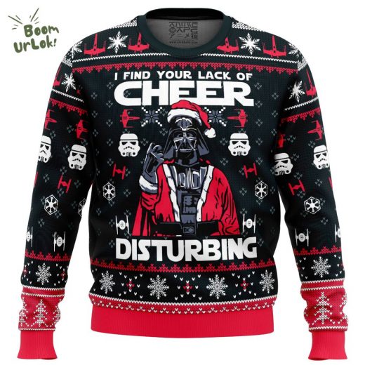 I Find Your Lack of Cheer Darth Vader Ugly Christmas Sweater – Star Wars Holiday