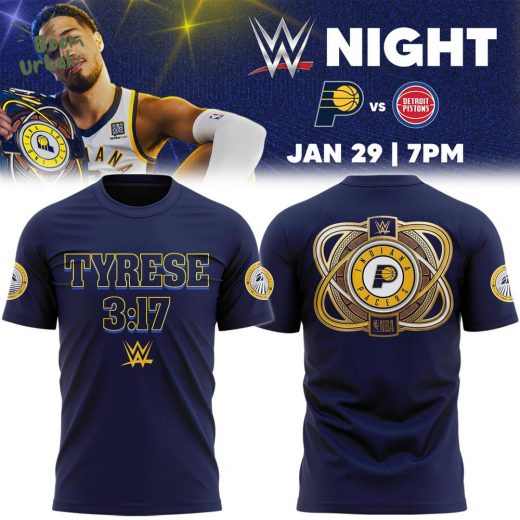 Indiana Pacers x 2025 WWE Night Premium Limited Tee | NBA x WWE Night Shirt