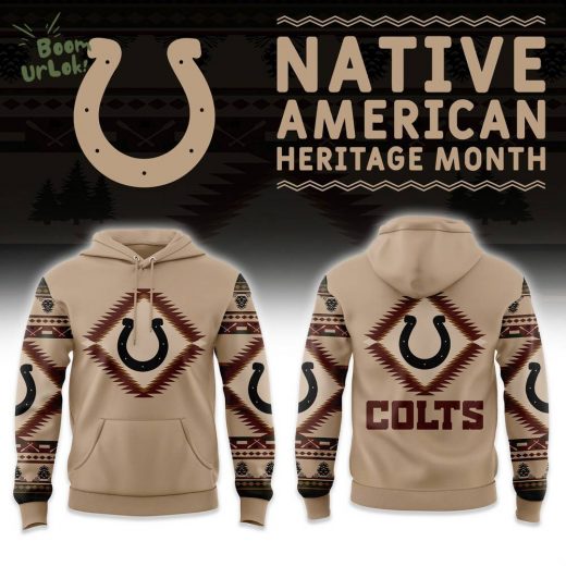 Indianapolis Colts Native American Heritage Hoodie 2024 Limited