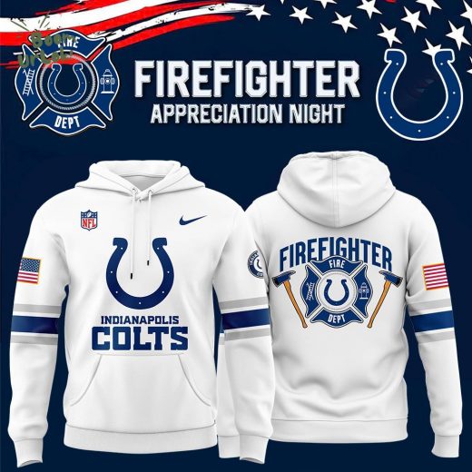 Indianapolis Colts x 2024 Firefighter Appreciation Night Premium Limited Pullover Hoodie