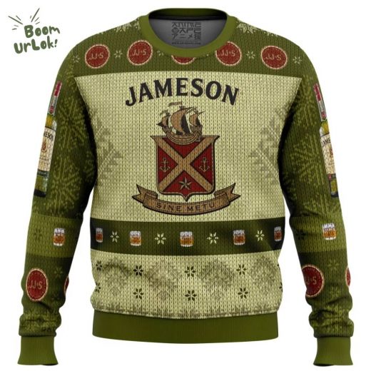 Jameson Irish Whiskey Christmas Ugly Sweater – Holiday Cheers Edition