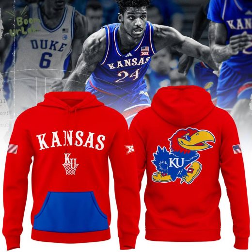 Kansas Men’s Basketball 2024 Red Special Edition Hoodie – Fan Favorite