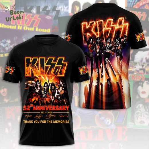 Kiss Band 3D Graphic T-Shirt Limited Edition