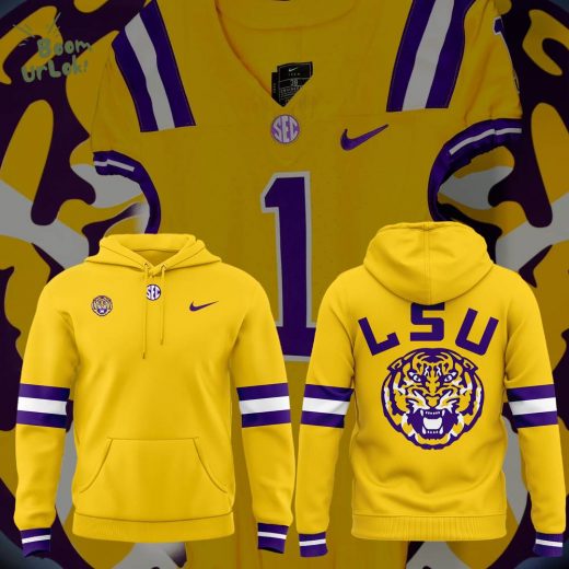 LSU Tigers Football Special Edition Alternate Gold Hoodie