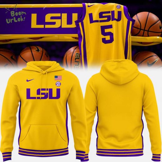 LSU Tigers Special Edition Gold Basketball Hoodie 2024