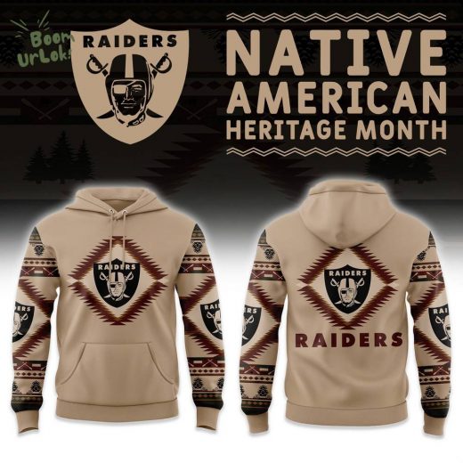 Las Vegas Raiders Native American Heritage Hoodie 2024 Edition