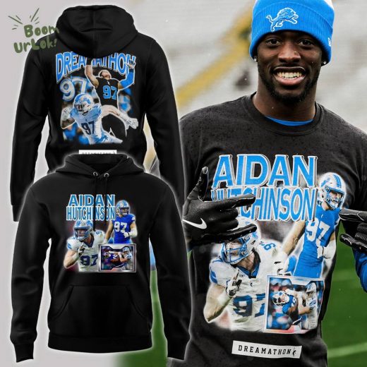 Limited Edition Aidan Hutchinson Detroit Lions Hoodie