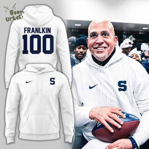 Limited Edition Coach James Franklin 100 Wins Penn State Football Hoodie | College Football Coach Hoodie