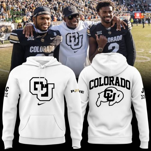 Limited Edition Colorado Football 2024 White Hoodie – Exclusive Release