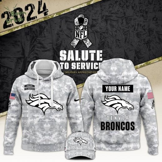 Limited Edition Denver Broncos Veterans Day Hoodie – NFL Team Apparel