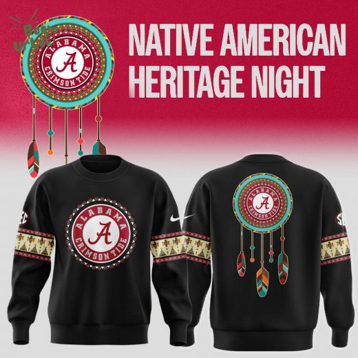 Limited Edition Native American Heritage Night Alabama Crimson Tide Football Sweatshirt – Version 2