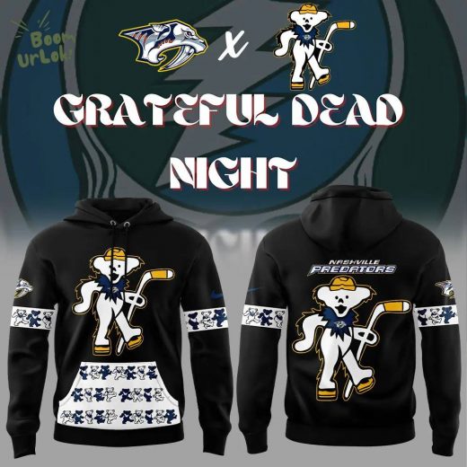 Limited Edition Nike Nashville Predators Grateful Dead Night Hoodie