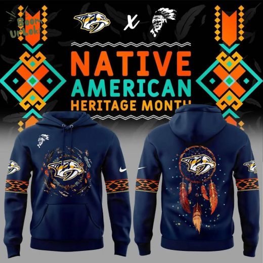 Limited Edition Nike Nashville Predators Native American Heritage Month Hoodie