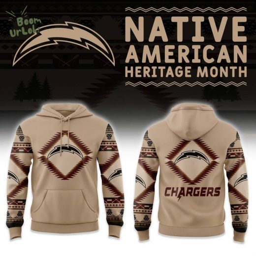 Los Angeles Chargers Native American Heritage Hoodie 2024 Edition