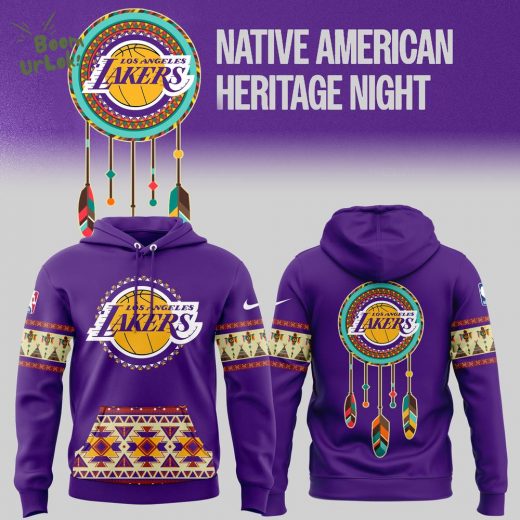 Los Angeles Lakers 2024 Native American Heritage Night Hoodie