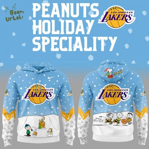 Los Angeles Lakers Peanuts & Snoopy Nike Hoodie – Version 2