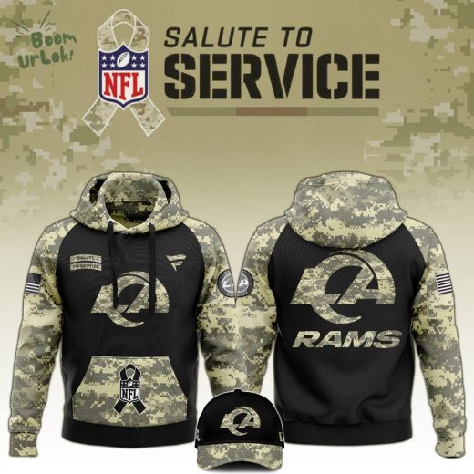 Los Angeles Rams 2024 Salute to Service Limited Edition Hoodie – Military Apparel