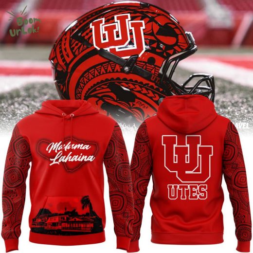 Malama Lahaina Utah Utes Football Special Edition Hoodie