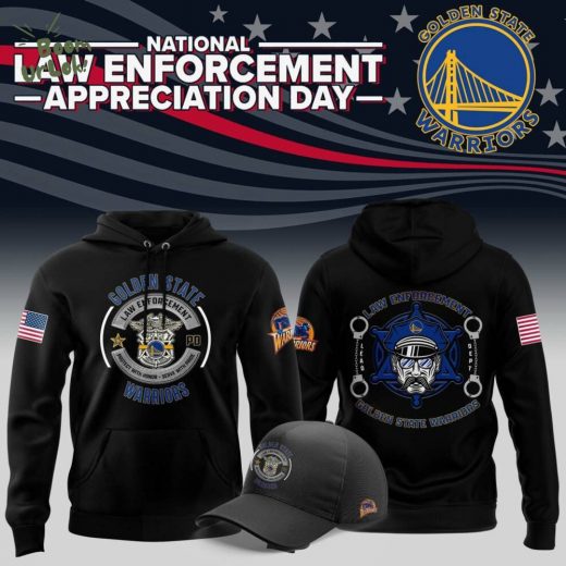 Men’s Golden State Warriors 2024 First Responders Appreciation Day Pullover Hoodie