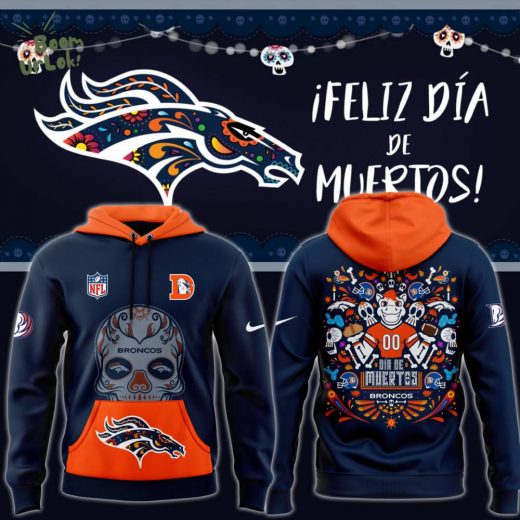 Men’s Nike Denver Broncos 2024 NFL Dia De Los Muertos Premium Hoodie