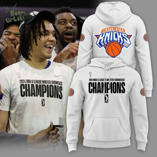 Men’s Westchester Knicks 2024 Winter Showcase Champions Premium Pullover Hoodie | Limited Edition Basketball Hoodie