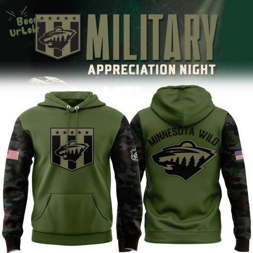 Military Appreciation Minnesota Wild NHL Hoodie 2024