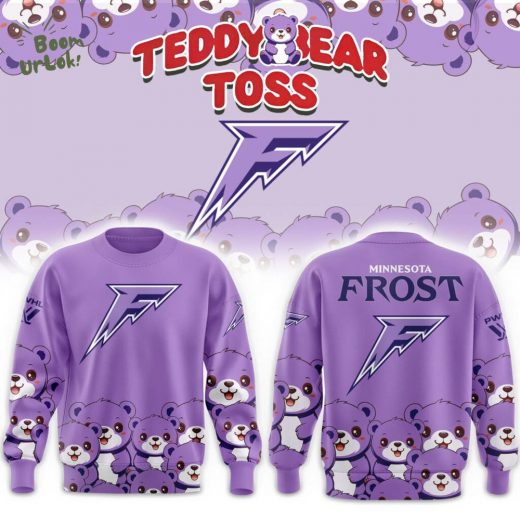 Minnesota Frost Teddy Bear Toss Special Edition Sweatshirt 2024