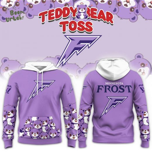 Minnesota Frost Teddy Bear Toss Special Hoodie – Exclusive 2024 Edition