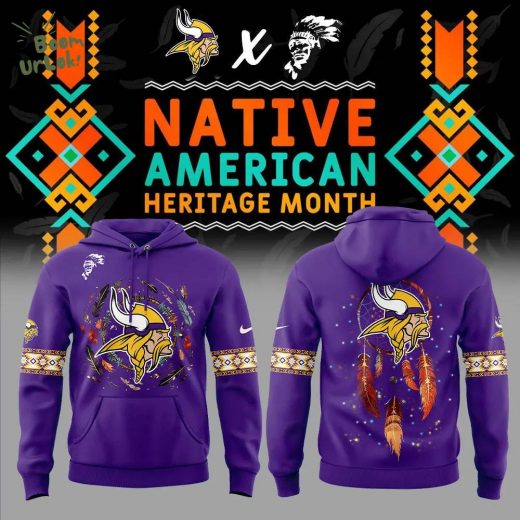 Minnesota Vikings 2024 Native American Heritage Month Nike Hoodie