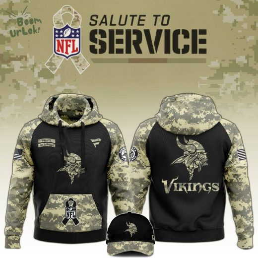 Minnesota Vikings 2024 Salute to Service Limited Edition Hoodie – NFL Support