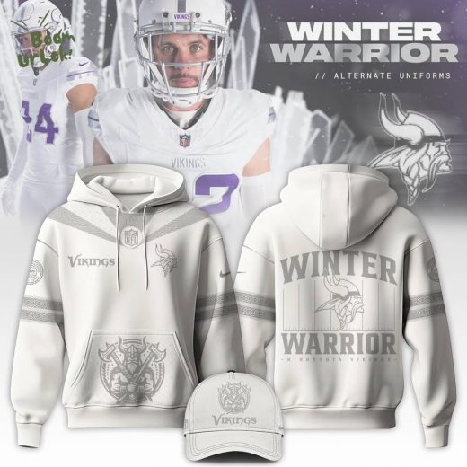 Minnesota Vikings 2024 Winter Warrior Hoodie – Limited Edition