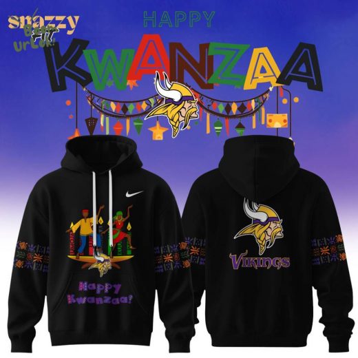 Minnesota Vikings Happy Kwanzaa Nike Hoodie 2024/5 Limited Hoodie